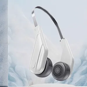 2024 high quality portable Rechargeable Air Conditioning Portable Cooling Fan For Neck And Face
