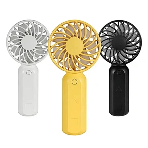Summer Small Fan Electric Portable Lithium Battery Operated White Rechargeable Mini USB hand held fan
