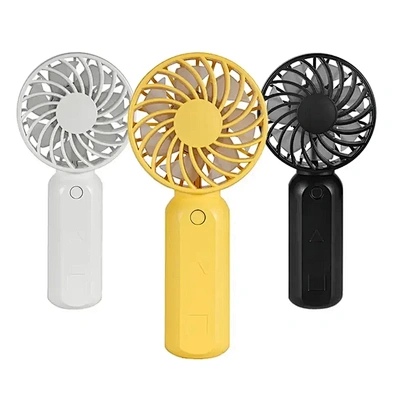 Summer Small Fan Electric Portable Lithium Battery Operated White Rechargeable Mini USB hand held fan