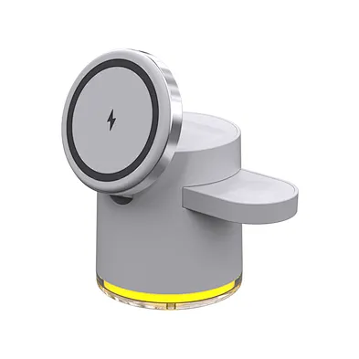 2024 high quality Large For Led New Arrived 4 in 1 Foldable Cube Wireless Charger 15W Fast Charging