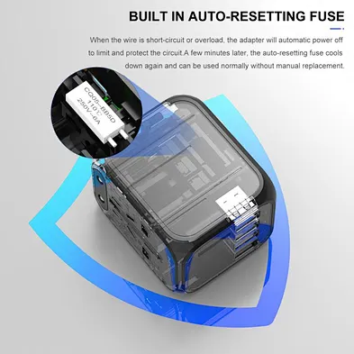 Best selling items multi-nation travel power adapter world universal travel adaptor with 4 usb charger