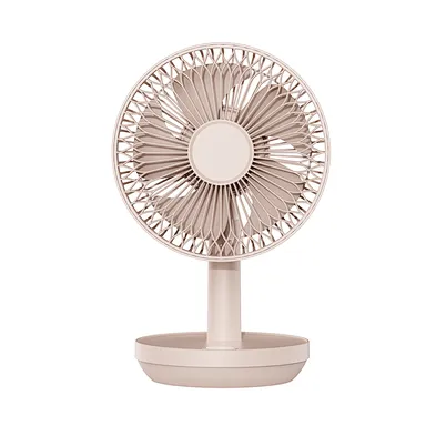 Simple Design Mini Portable Battery Powered Desktop Working Rechargeable Table Fan