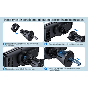 15W Fast Charging Dual Mount Qi Holder Custom Led Logo Foldable Phone Coil Abs Electroplated Coils  Car Wireless Charger