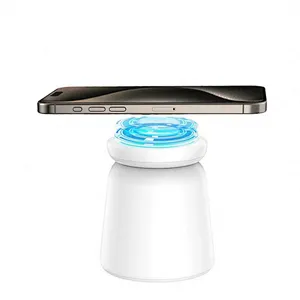 2024 NEW multifunction 15W Fast Charging 3 In 1 Foldable Magnetic Wireless Charger Cube
