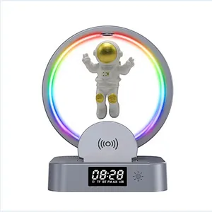 Clock Speaker Fast Charging All In 1 Stand Alarm Smart Light Led Table Digital Desk Sunrise Adapter Rgb Wireless Charger