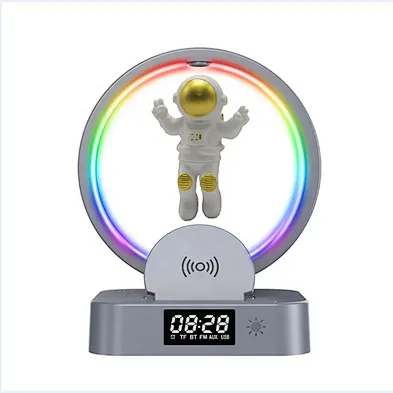 Clock Speaker Fast Charging All In 1 Stand Alarm Smart Light Led Table Digital Desk Sunrise Adapter Rgb Wireless Charger
