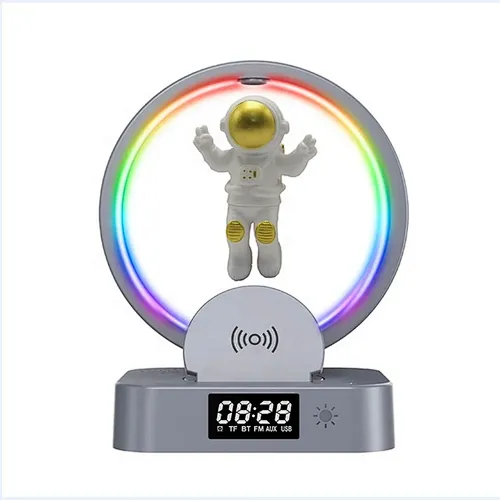 Clock Speaker Fast Charging All In 1 Stand Alarm Smart Light Led Table Digital Desk Sunrise Adapter Rgb Wireless Charger