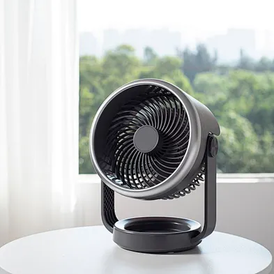 Portable Air Circulation Desk Fan Adjustable Wall Mounted Rechargeable Small Fan for Bedroom Kitchen Office Outdoor Camping