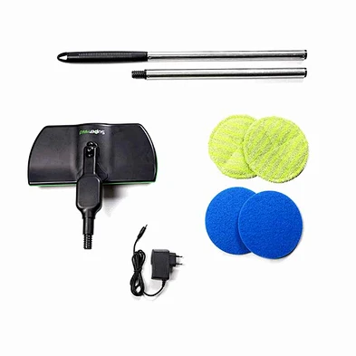 Household Rotating Cordless phone Mop Rechargeable Wireless Cleaning Floor Mop with Microfiber Cloths