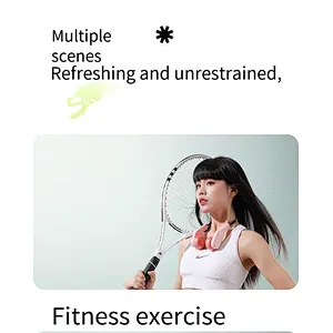 2024 high quality portable Rechargeable Air Conditioning Portable Cooling Fan For Neck And Face