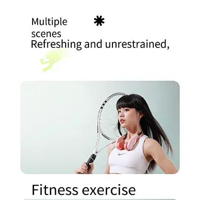 2024 high quality portable Rechargeable Air Conditioning Portable Cooling Fan For Neck And Face