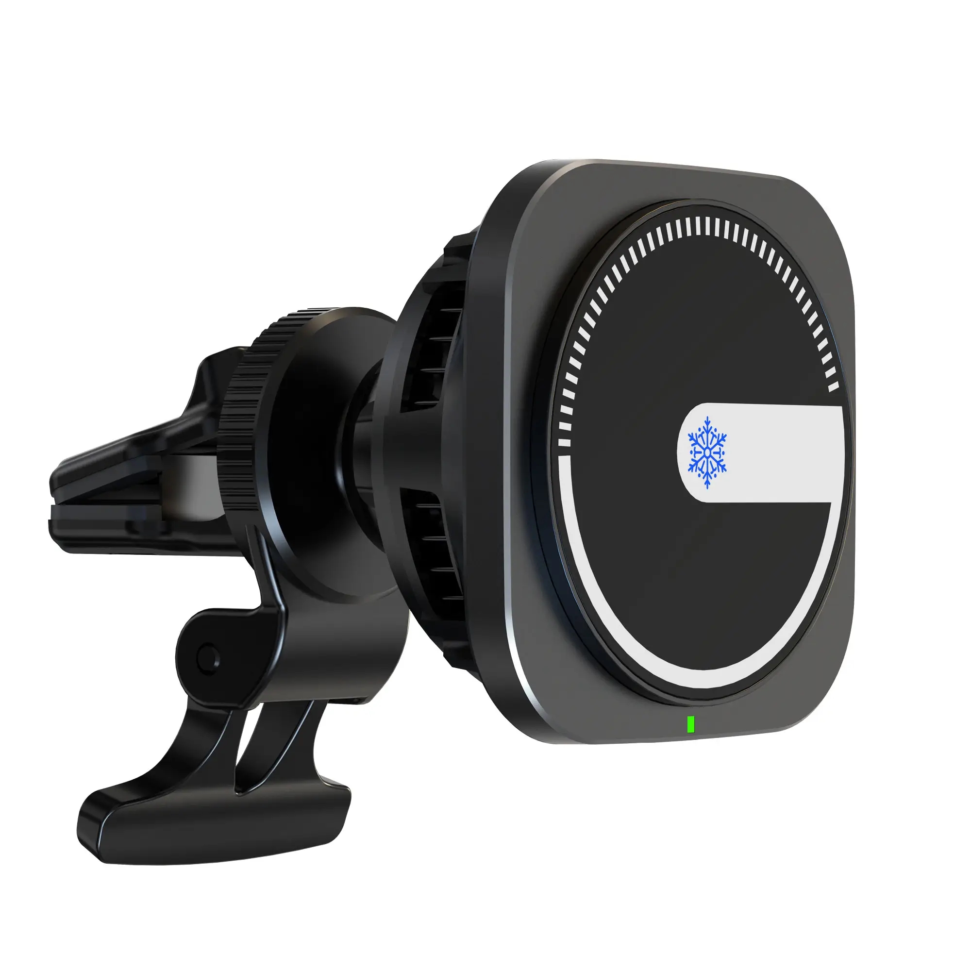 15W Cooling 2In1 Mobile Phone Holder Electronic Refrigeration Magnetic Ice Cooling Wireless Car Charger With Fan H302