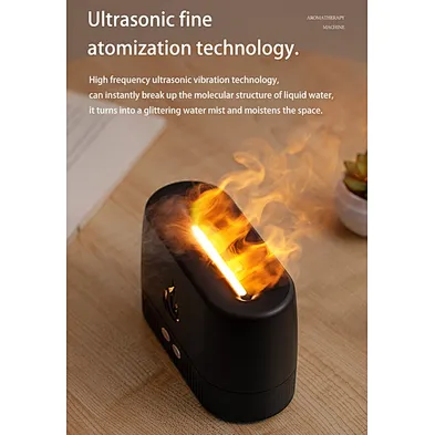 2024 hot sale Essential Oil Air Fire Mist Purifier Volcano Humidifier Flame Aroma Diffuser Aromatherapy
