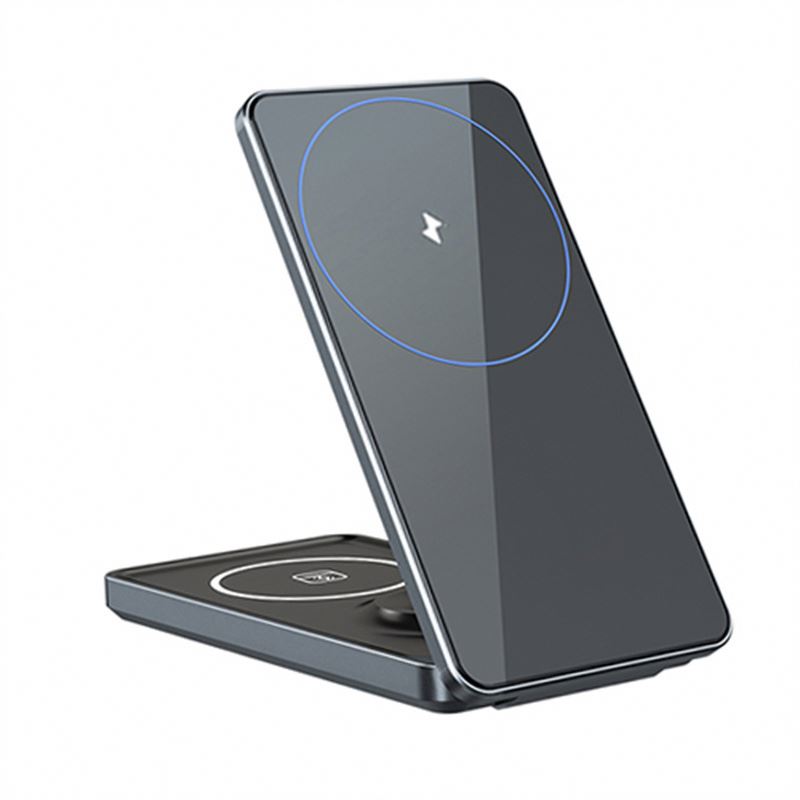 15W Magnetic Quick Charging Custom Phone Charging Holder Wireless Charger Qi Wireless Phone Charger