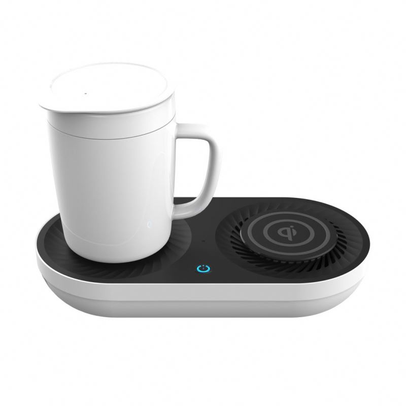 JEDI Desktop smart cup with cooling and warming with wireless charger / thermoelectric drink cooler
