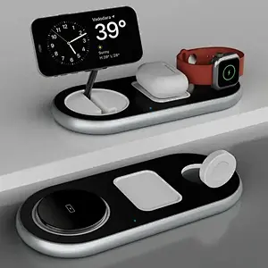 2024 hot sale 30W  Magnetic  3 In 1 Desktop Foldable Wireless Charger Station fast charging