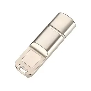 Metal Fingerprint pen thumb drive 16 GB 32GB 64GB 128G 256G Memorias USB stick 3.0 Pendrive USB Flash Drive disk