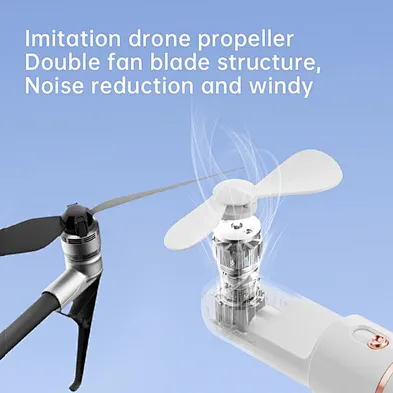 Fashionable Custom Mini Portable Folding Rechargeable Electric Usb Small Fan With Power Bank