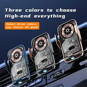 Smart Car Wireless Charger Car Mobile Clip Holder Fast Charging For Cell Phone