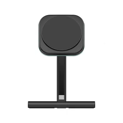 15W Multi-Functional Dock Stand Station Fast Mobile Phone Qi Magnetic Wireless Charger For phone