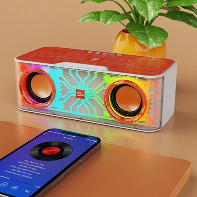 New Fast Smart 15W Multifunction Speaker With Wireless Charger with colorful phanton streamer light moves with sound