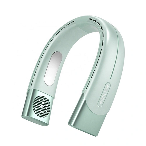 High Quality 2023 Wearable Mini Neck Fan With Portable Bladeless Usb Rechargeable Summer Hanging Neck Fan