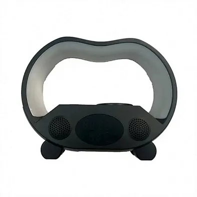 Lamp Wireless Charger Speaker Night RGB Alarm Clock LED Speaker Charger with Phone Wireless Charger Light and BT Speaker