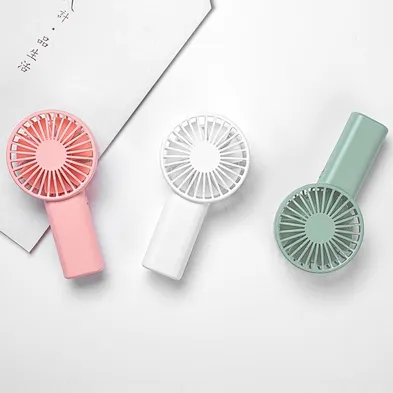Low Price Battery Pocket Mini Handheld Fan USB Portable Handy Fan Personal Hand Held Fan for Travel Office Table Plastic Wj 50