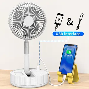 Wholesale Table Fan Air Cooler Fan Portable Rechargeable Fan Easy to Storage