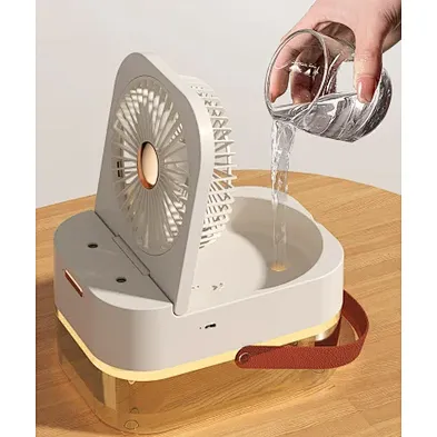 Air Spray Portable Remote Control Desktop Water Cooler Stand Conditioner Hot Rechargeable 2023 New Humidifier Selling Mini Fan