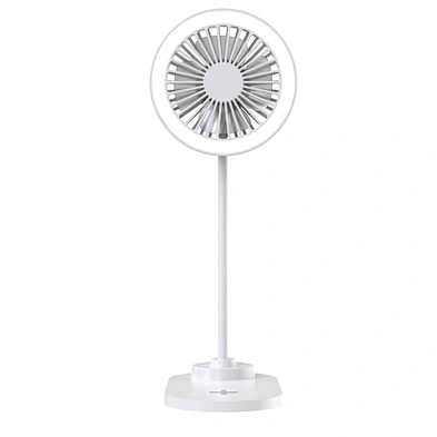 2024 multifunction wireless charger Table Qi Magnetic Wireless Charger With Fan 2 in 1 with light