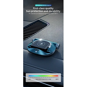 Car mounted aromatherapy R100 new folding wireless charging invisible parking tag safety hammer car bracket