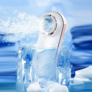OEM new releases 2024 summer gifts Semiconductor Cold compress Fan mini fan portable Rechargeable power bank USB Cooling Fan