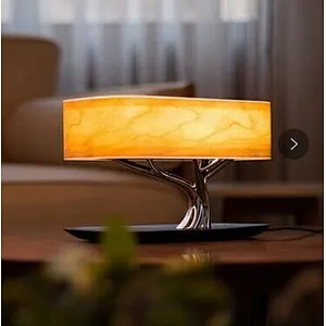 Wholesale Bedside Light Tree Shape High Quality BT Music Wireless Charger Lamp HL5600