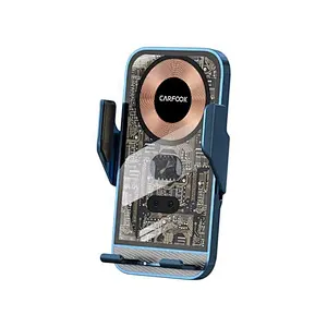 Magnetic Mount Char C10 Transparent Car Wireless Charger Holder