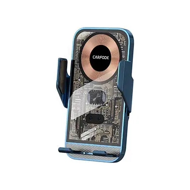 Magnetic Mount Char C10 Transparent Car Wireless Charger Holder
