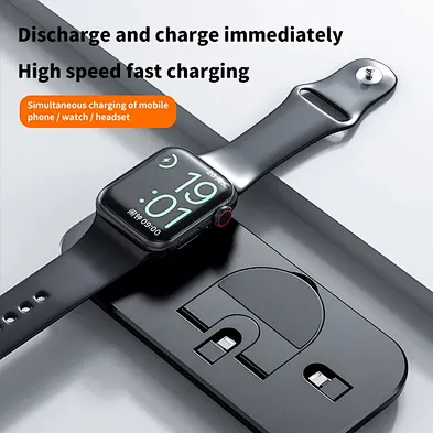 2024 high quality wireless charger 3-In-1 Magnetic Wireless Charger 3 In 1 15W Fast Foldable wireless charger