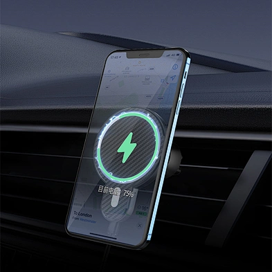 2 in 1  Magnetic Car Wireless Charger fast charging