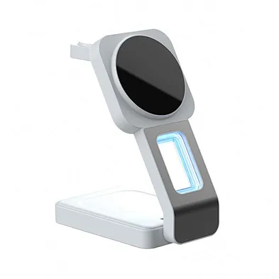 2024 new QI2 wireless charger Magnetic 15W Fast New 3 In 1 Foldable Wireless Charger With Light multifunction wireless charging