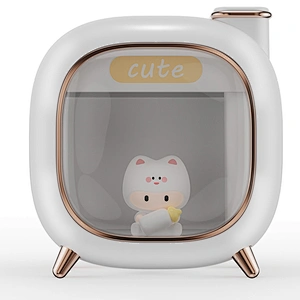 Mist Rechargeable Water Diffuser 500Ml Desktop Portable Usb Cute Small For Kids 7 Colors Light Indoor Office Air Humidifier
