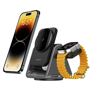 Multifunction 15W Wireless Charger 3 In 1 Folding 15W Fast Magnetic Special Charger Cell Phone Qi Wireless Charger For phone