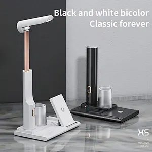JEDI LED Desk Lamp Home Office 3 Color Modes Study Lamp  15W Wireless Charger with Pen Holder