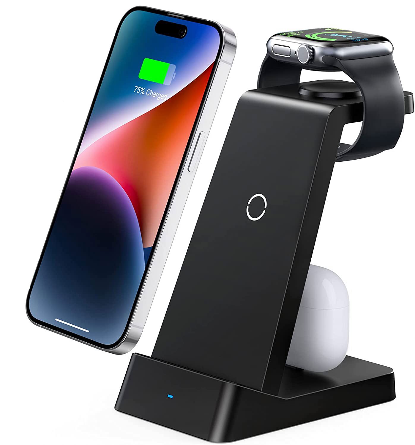 Multifunction Qi 3In1 Wireless Charger Phone Holder Quick Charging Custom Wireless Charger For Phone Watch Earphones