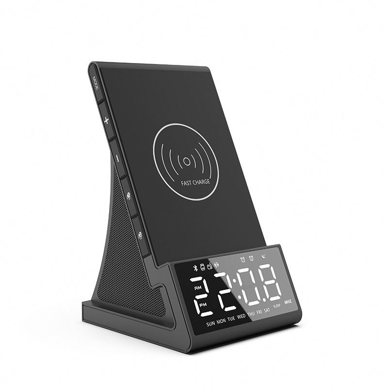 2024 new wireless charger Phone Alarm 3 In 1 Wireless Charger With Clock
