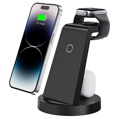 OEM Fast Charging Station Stand Dock Holder 15w 10w 3 in 1 one wireless charger for  phoneand phone phone wireless charger