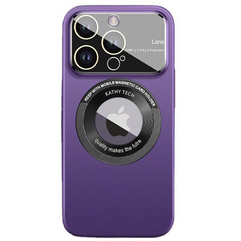 Pc Large Window Magnetic Suction Charging Hard Shockproof Camera phone Cover High Quality Hot Selling Phone Case