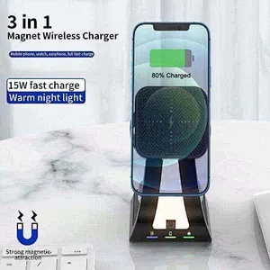 High Quality 4 in 1 wireless fast charger phone stand with OEM