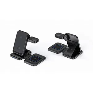 Trending Wireless Magnetic 3 In 1 Foldable Wireless Charger