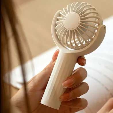 Small Handheld  Fan USB High Wind Silent Portable Rechargeable 360 Degree Rotating Small Cooling Fan For Summer
