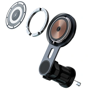 2024 new car wireless charger transparent 15W Magnetic Wireless Car Charger